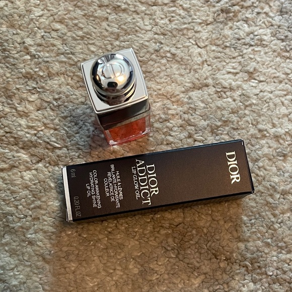 NEW DIOR ADDICT LIP GLOW OIL - POPPY CORAL - Picture 3 of 10